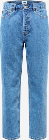 Loosefit Jeans 'Hardwork' di Obey in blu: frontale