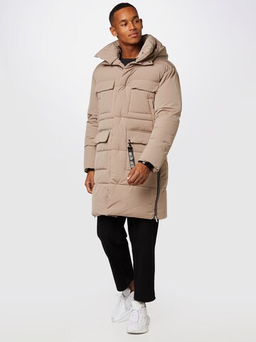 FREAKY NATION Winter Coat 'Dream' in Beige: front