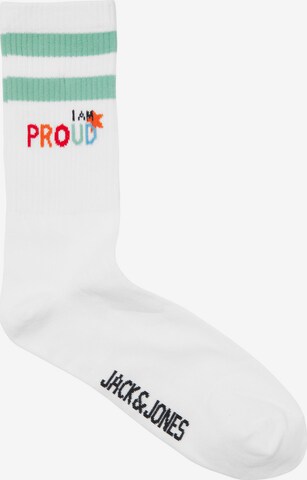 JACK & JONES Socks 'Pride' in White
