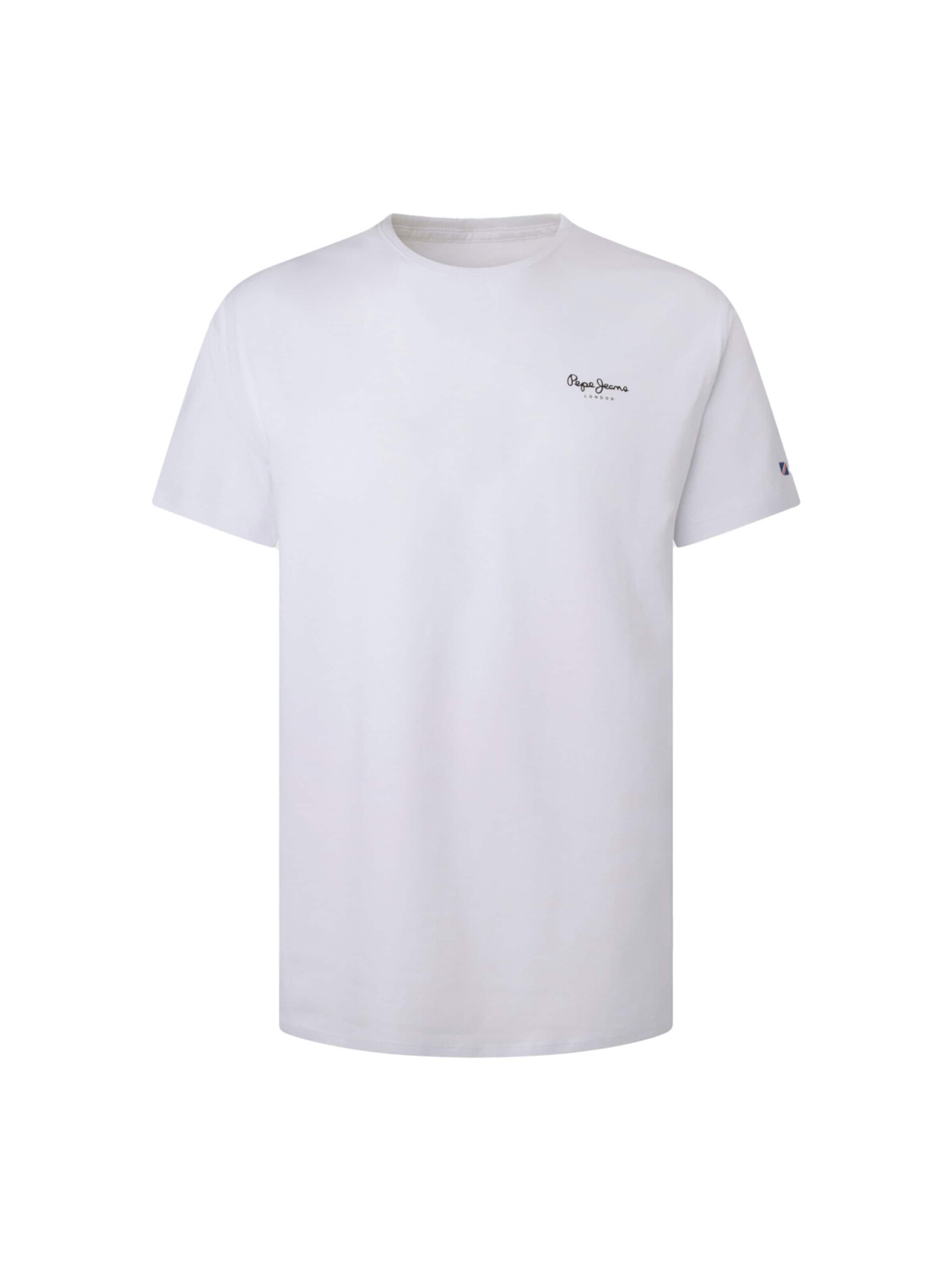 Pepe Jeans Μπλουζάκι σε λευκό: μπροστά