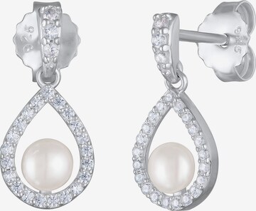 Boucles d'oreilles Nenalina en argent : devant