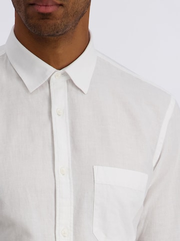 PIERRE CARDIN Regular Fit Hemd in Weiß