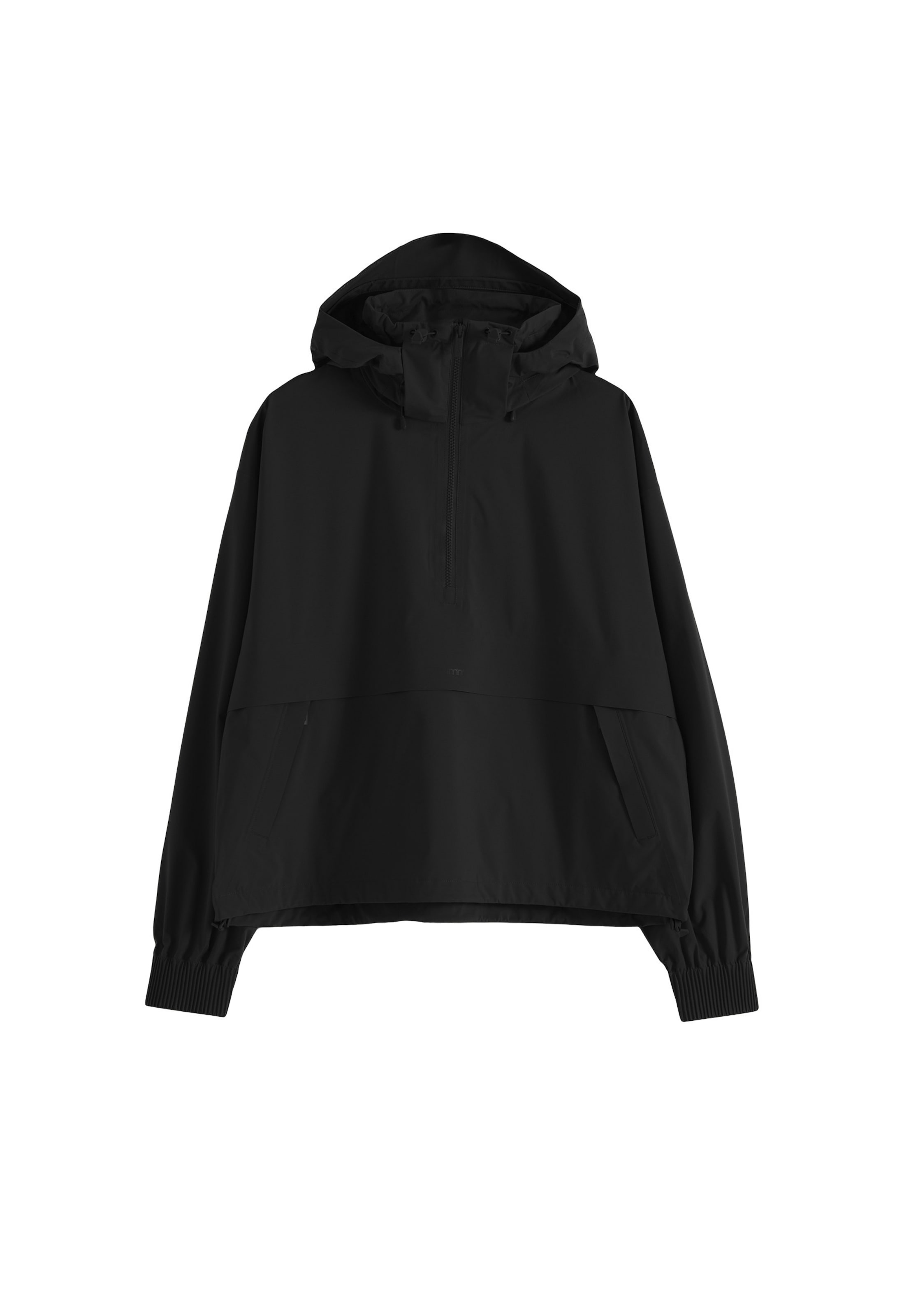 Veste mi-saison Aim'n en noir : devant