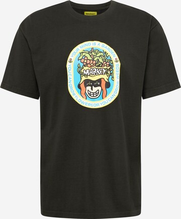 MARKET T-Shirt 'LAND ESCAPE GARDEN' in Schwarz: predná strana