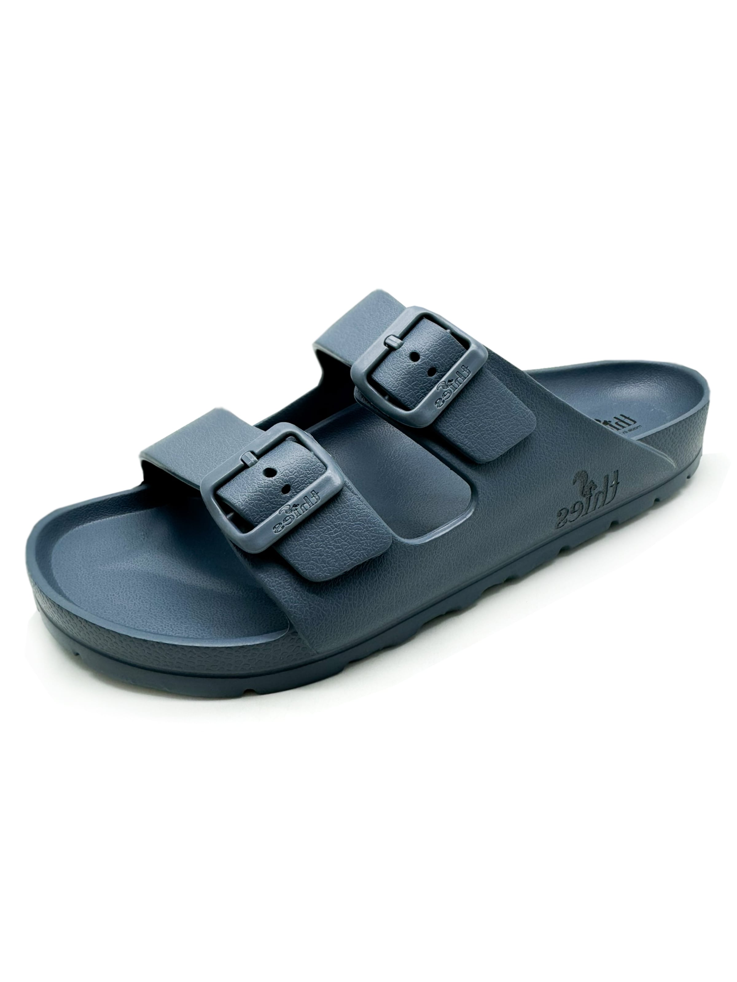 thies Pantolette 'thies 1856 ® Ecofoam Sandal'‌ in Blau: Vorderseite