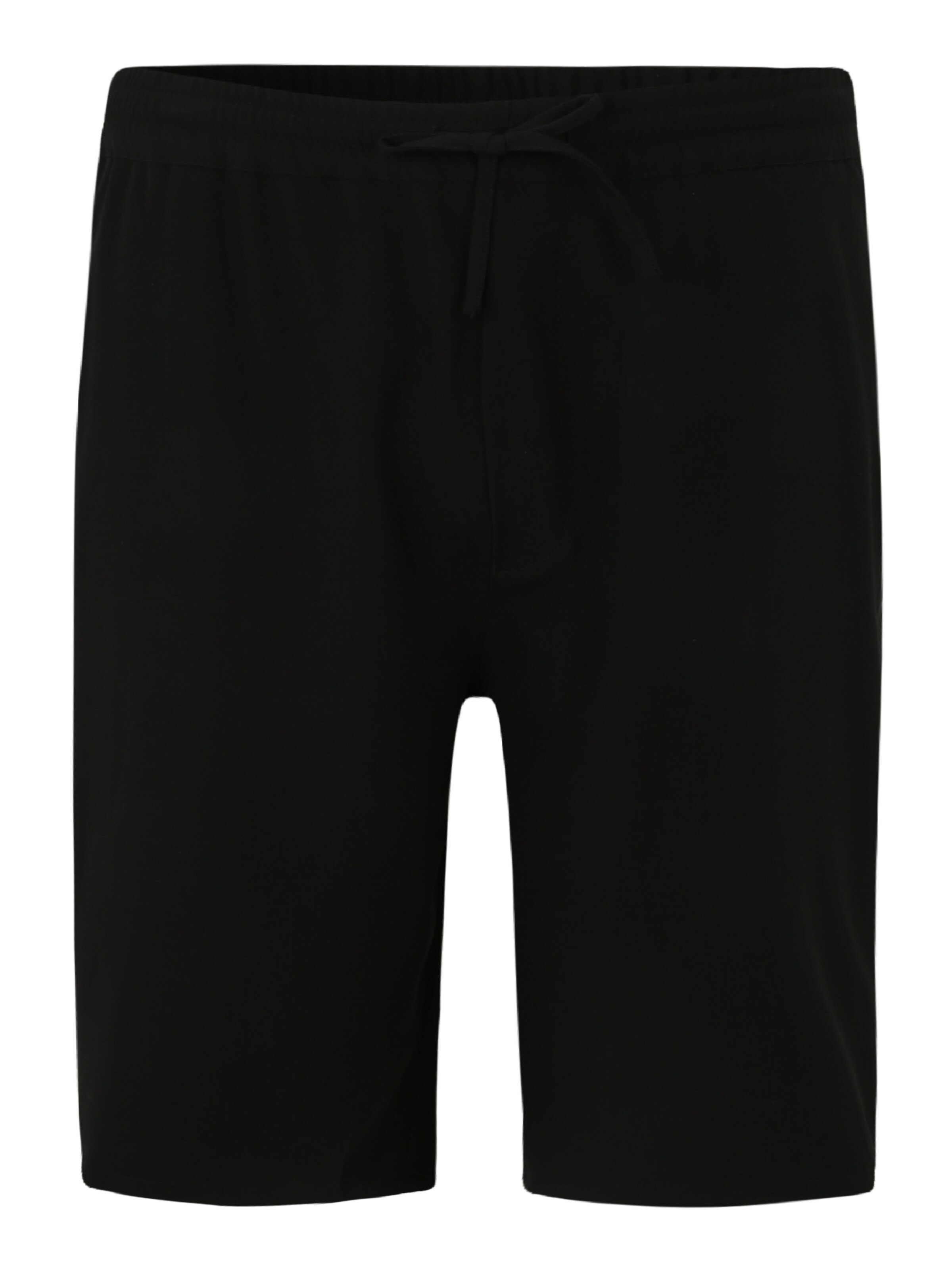 Urban Classics Loosefit Broek in Zwart: voorkant