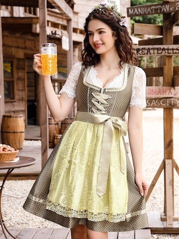 Yesfashion Dirndl in Green