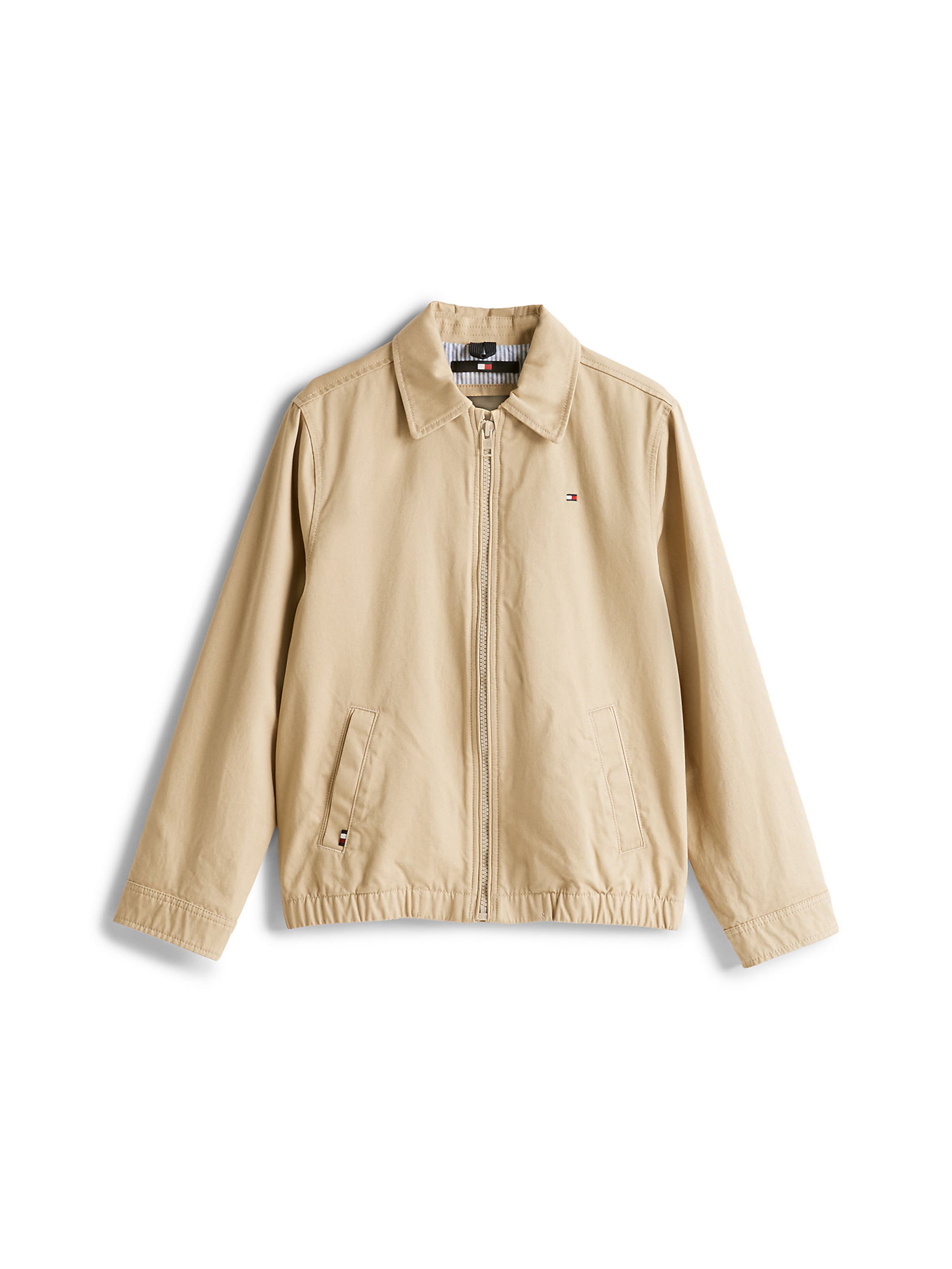 Veste mi-saison 'Embroidery Ivy' TOMMY HILFIGER en beige : devant