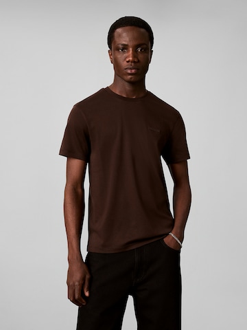 Calvin Klein Shirt in Brown: front