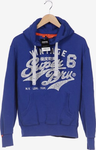 Superdry Kapuzenpullover L in Blau: predná strana