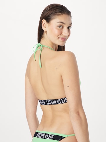 Calvin Klein Swimwear Triangel Bikinitopp 'Intense Power' i grønn