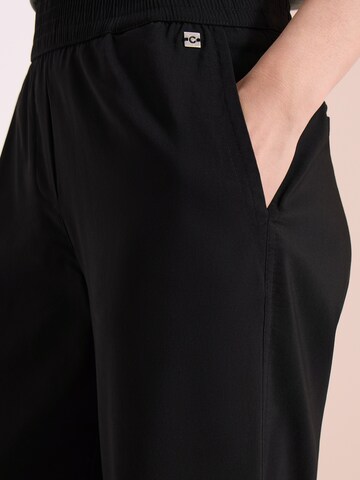 CECIL Wide leg Pants 'Neele' in Black