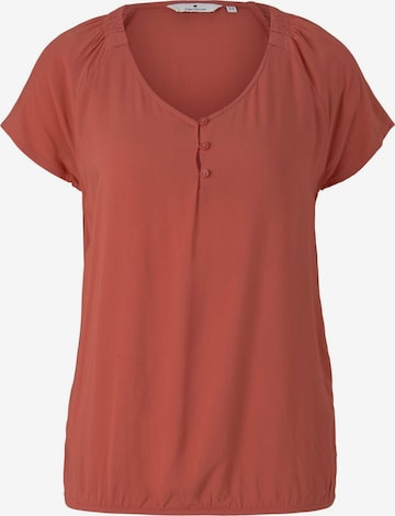 TOM TAILOR Bluse in Rot: front