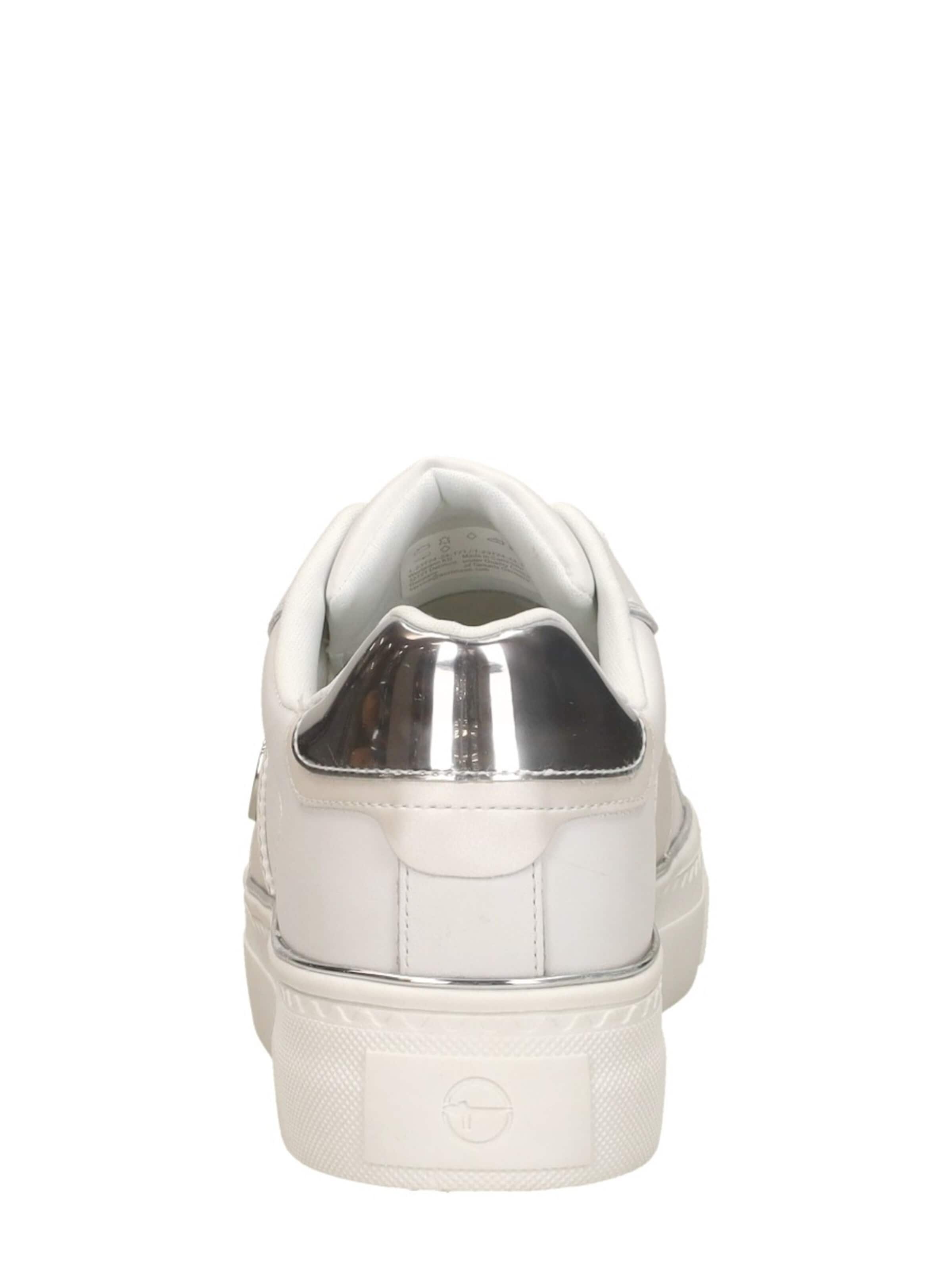 Tamaris Platform trainers 'Veterschoenen Laag' in White