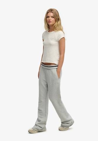 Superdry & Co Loose fit Pants 'Athletic Essentials' in Grey