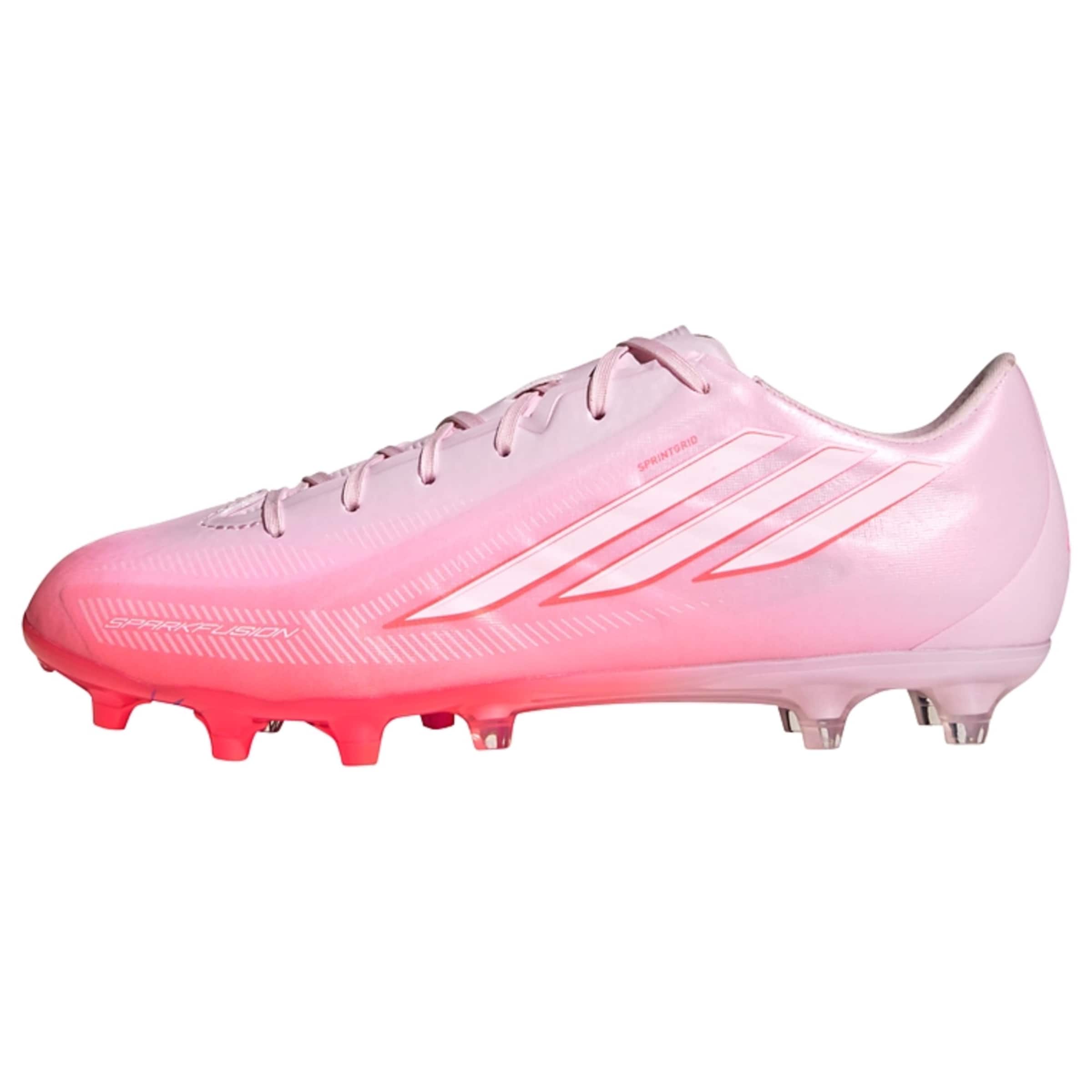 Chaussure de foot 'F50 Sparkfusion League' ADIDAS PERFORMANCE en rose : devant