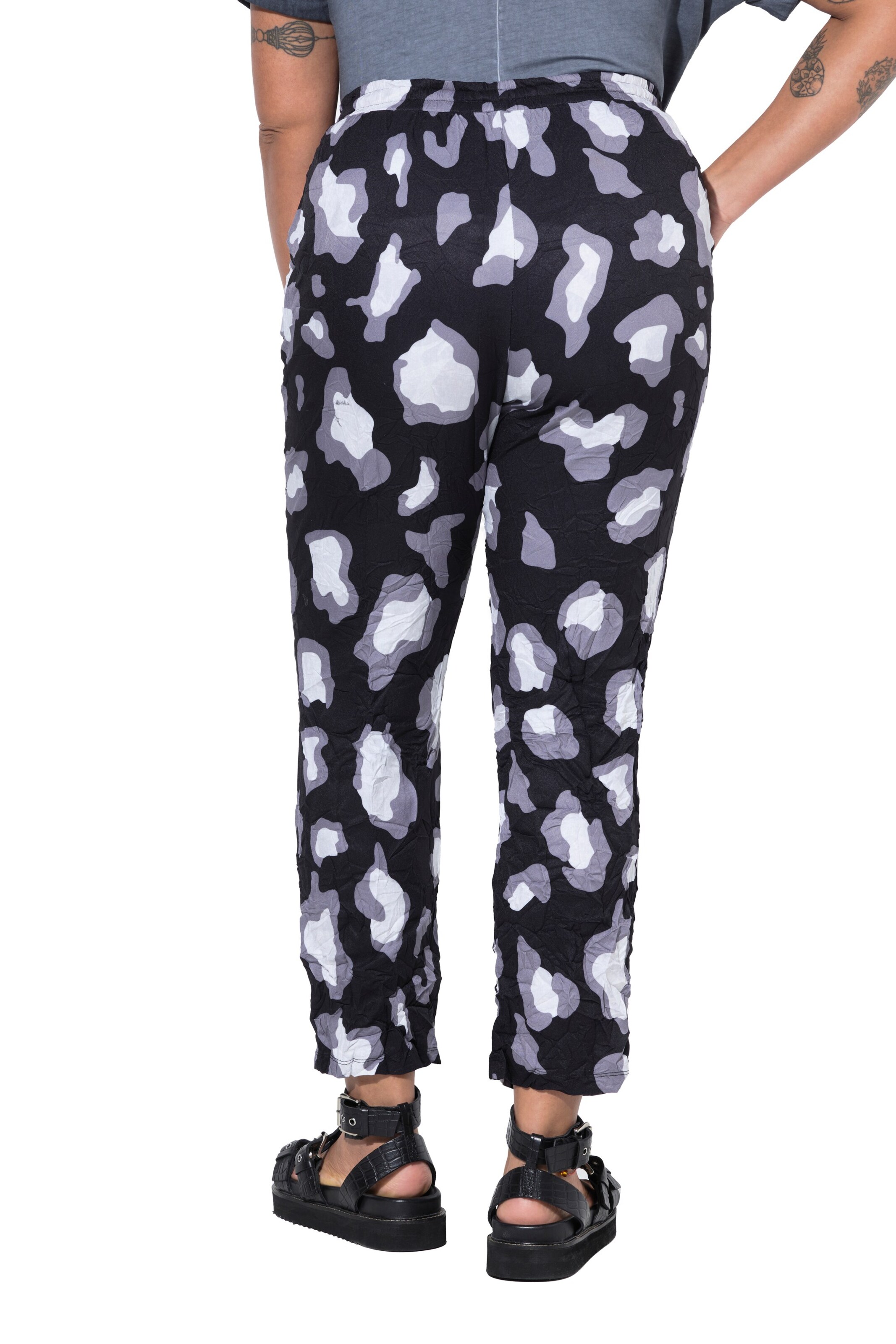 Angel of Style Loosefit Broek in Zwart