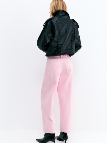 Pull&Bear Barrel Jeans in Pink