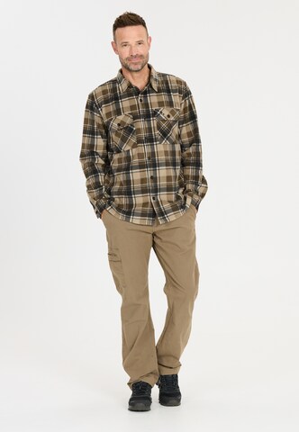 Whistler Regular Fit Fleecehemd 'Astrali' in Braun