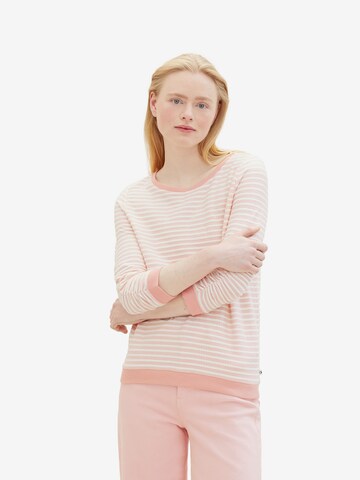 TOM TAILOR DENIM Sweatshirt in Roze