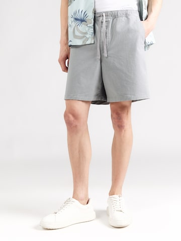 GAP - Loosefit Pantalón 'ESSENTIAL' en gris: frente