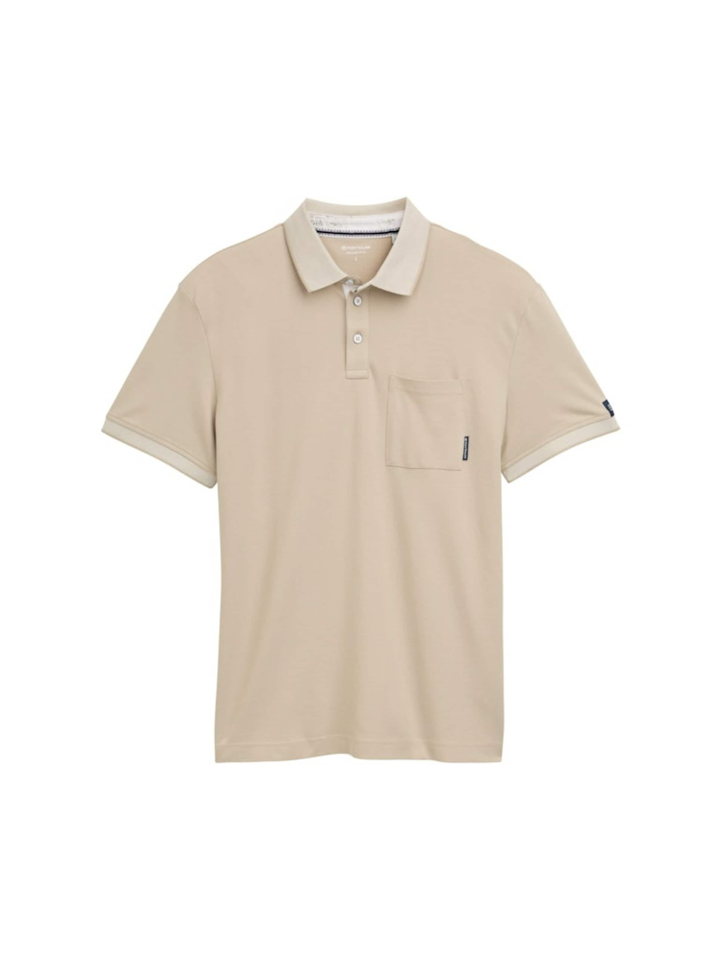 TOM TAILOR Shirt in Beige: Vorderseite