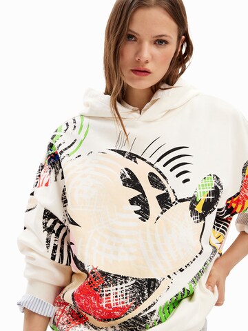 Desigual Sweatshirt 'Mickey Mouse' in Wit