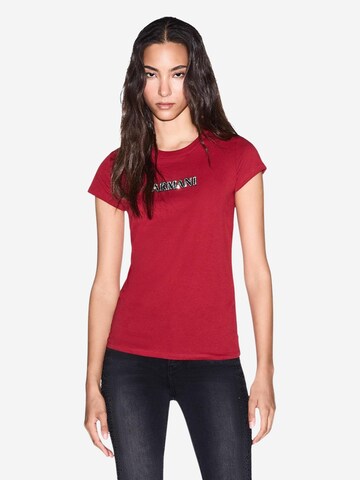 Maglietta 'XW002550 AF10356' di ARMANI EXCHANGE in rosso
