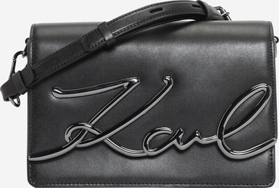 Geantă de umăr Karl Lagerfeld pe gri argintiu / negru, Vizualizare produs
