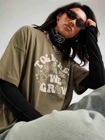 Noisy may T-Shirt in Grün