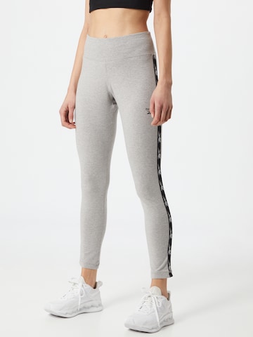 Reebok Skinny Sportbroek in Grijs: voorkant