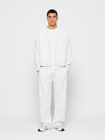 Burocs Wide leg Workout Pants 'Sweat Seam' in Grey