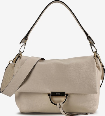 ABRO Schultertasche 'Temi' in Beige: Vorderseite