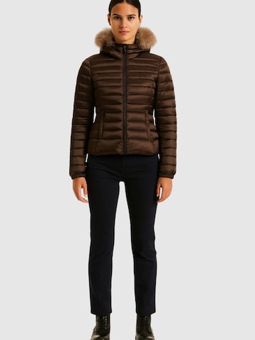 Veste d’hiver 'W97618MEAD' Refrigiwear en marron