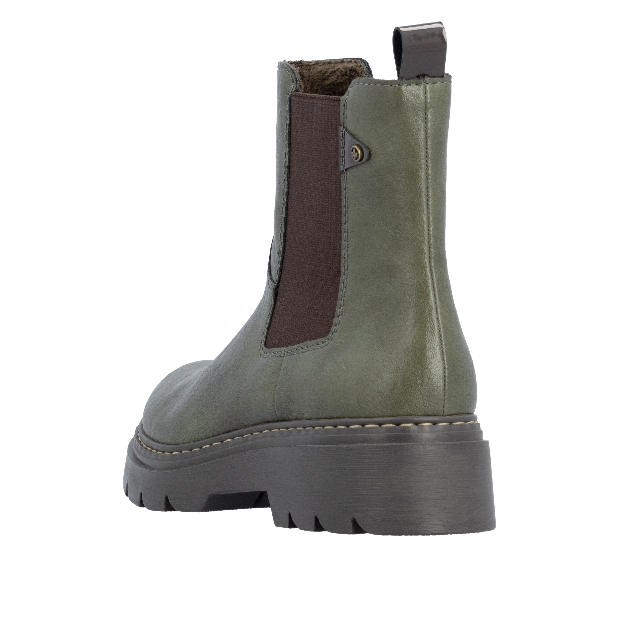 Chelsea Boots Rieker en vert