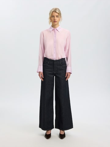 SELECTED Bluse 'SLWCONNIE' in Lila
