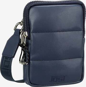 JOST Crossbody Bag in Blue: front