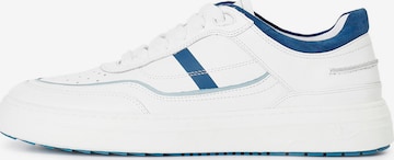 CAFè NOIR Platform trainers in White: front