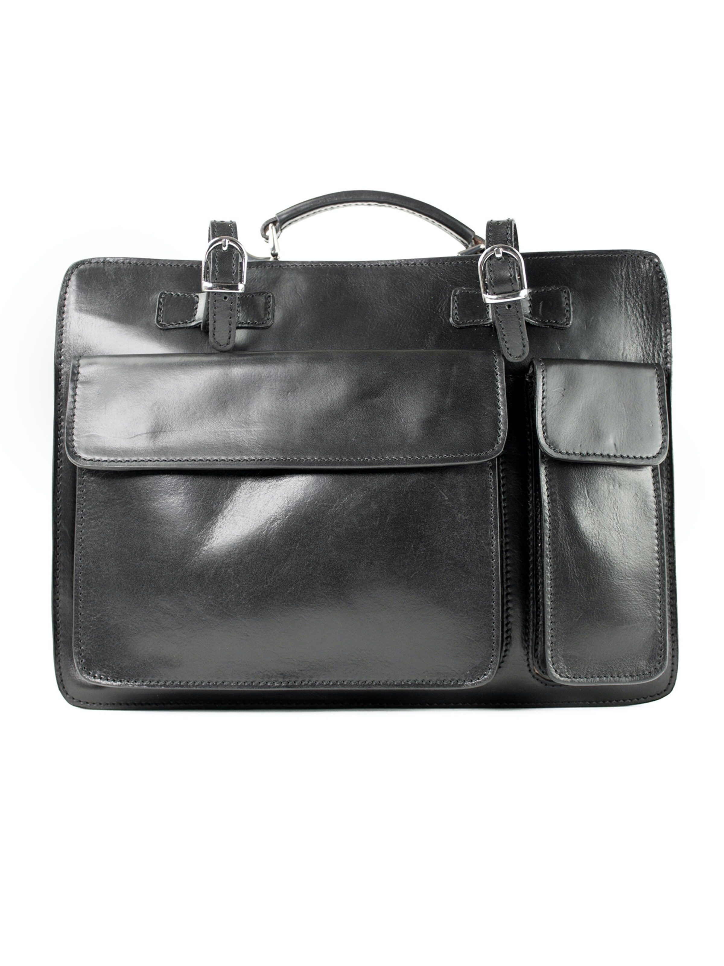 lePelou - Maletín 'MARCO' en negro: frente