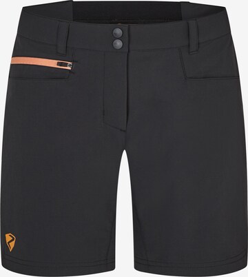 ZIENER Regular Workout Pants 'NEJA' in Black: front