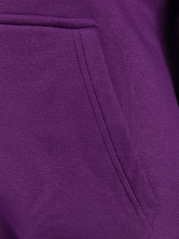 Smilodox Lyanna Basic Zipper Hoodie in Lila