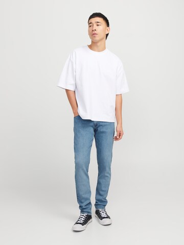 Coupe slim Jean 'JJIGlenn JJEvan' JACK & JONES en bleu