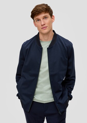 s.Oliver BLACK LABEL Tussenjas in Blauw: voorkant