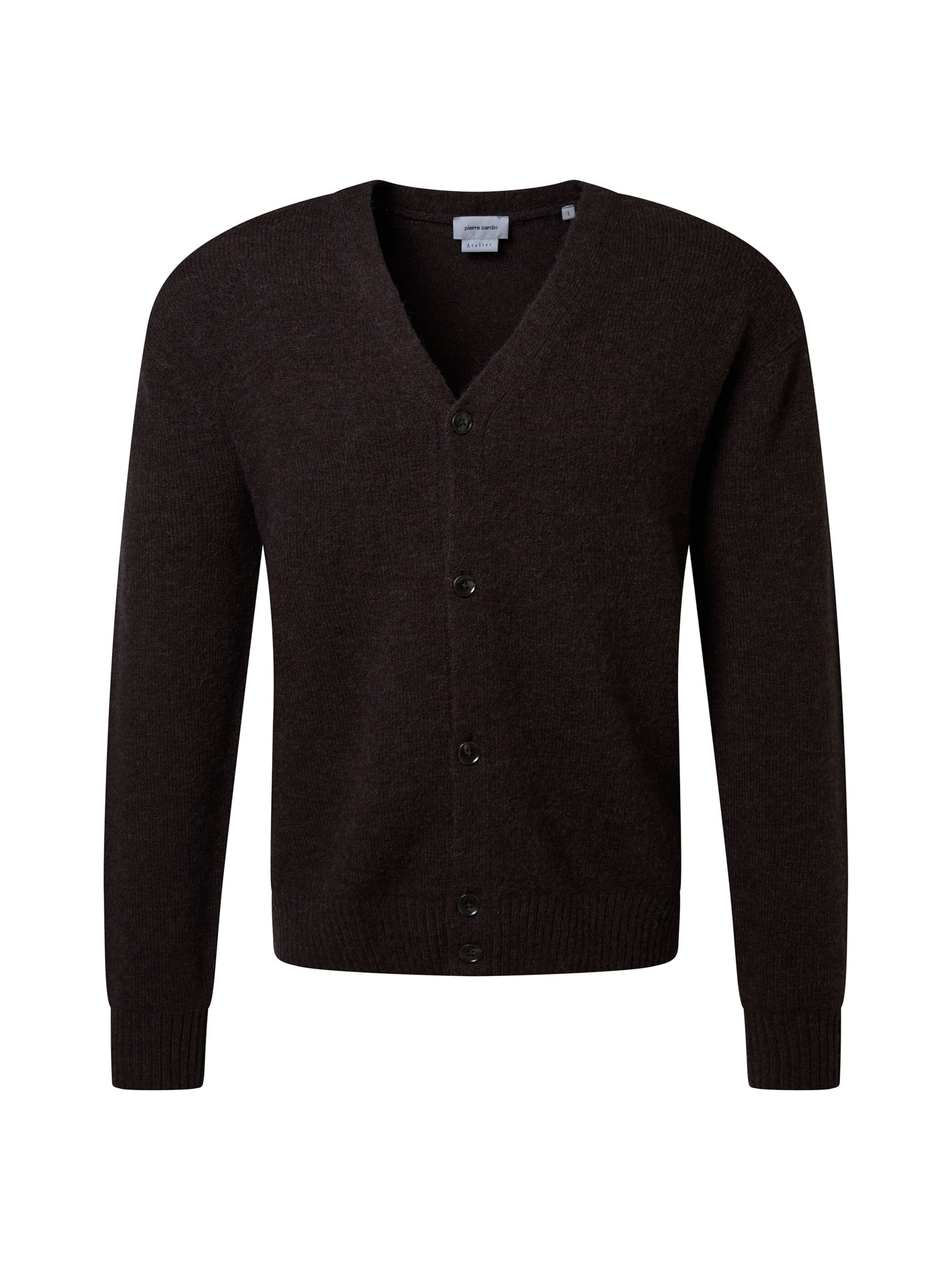 PIERRE CARDIN Knit cardigan in Brown, Item view