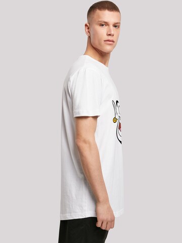 F4NT4STIC Shirt 'Disney Aladdin Genie Face' in Wit