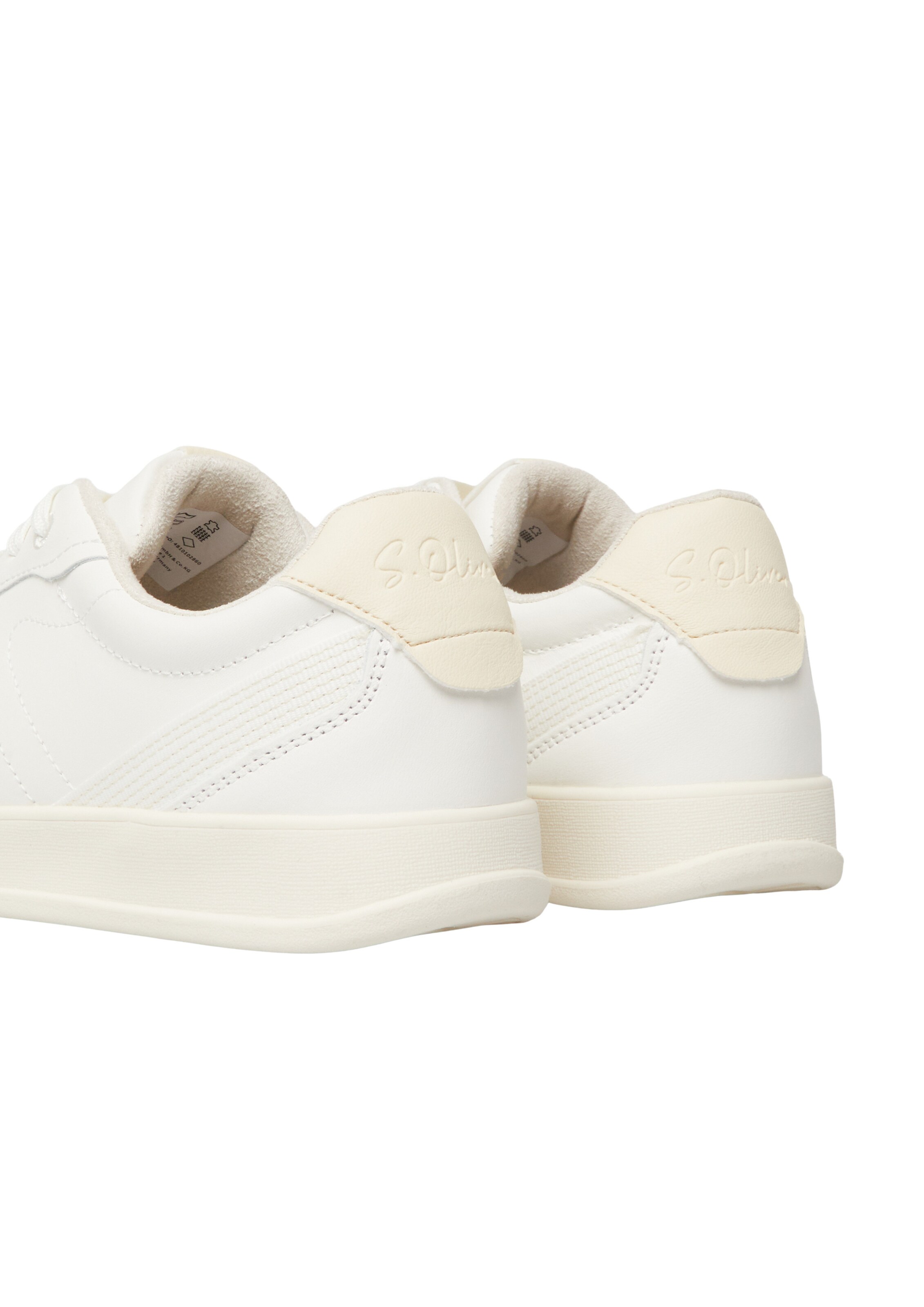 s.Oliver Platform trainers in White