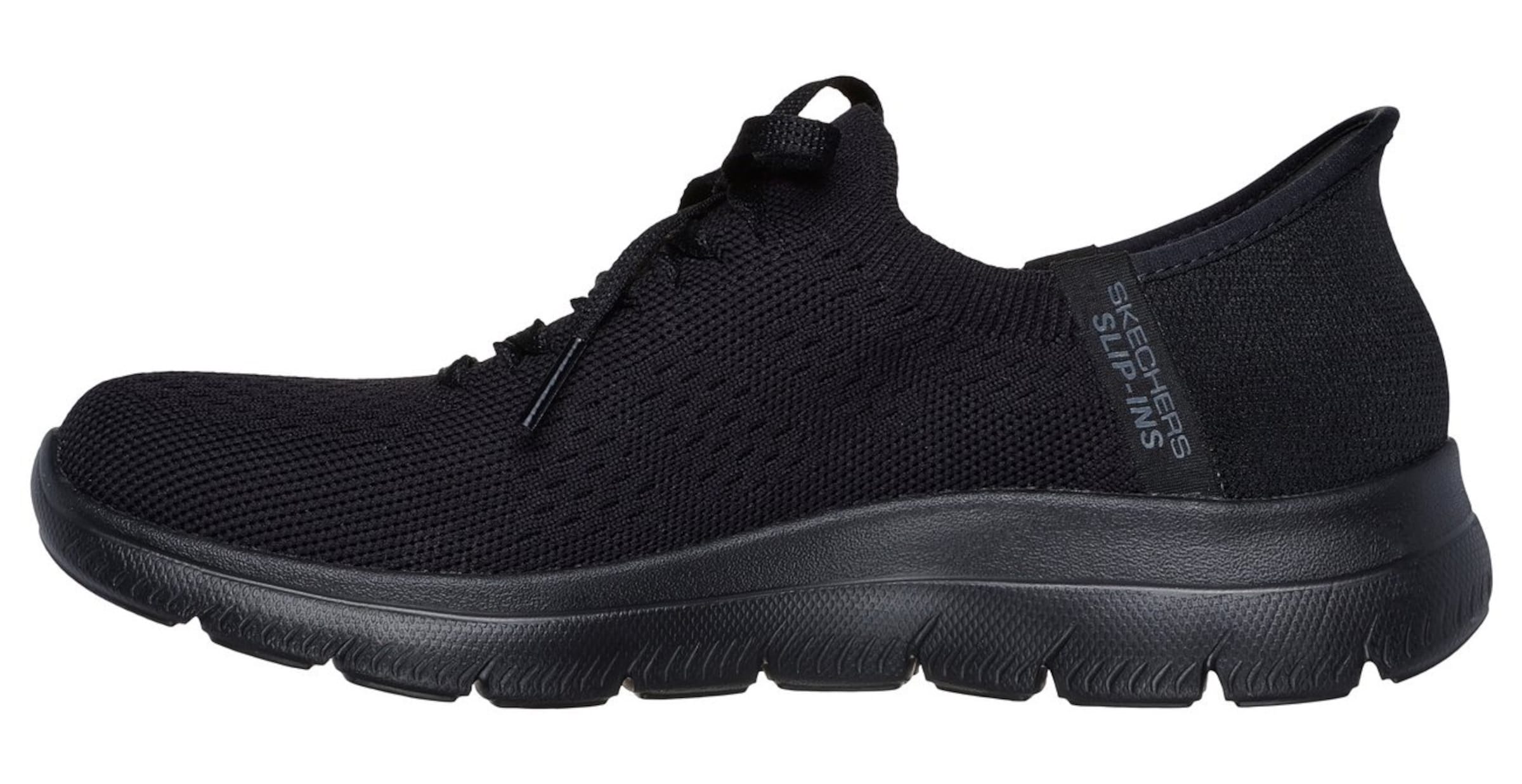SKECHERS Sneaker low in Schwarz: Vorderseite