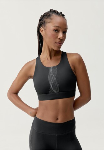 Born Living Yoga Bralette Sports bra 'Kishi' in Black: front