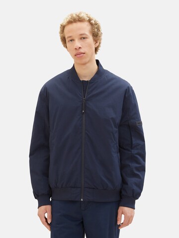 TOM TAILOR Between-Season Jacket in Blue: front