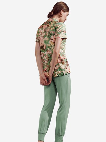 ESSENZA Pajama Shirt 'Marente Noleste' in Green